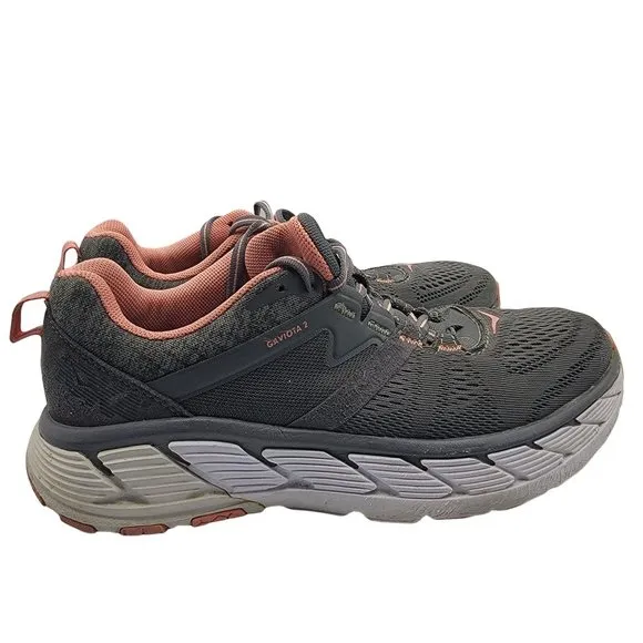 Hoka One One Gaviota 2 Womens Size 7.5 Gray Running Shoes Sneakers 1099630 DSLN