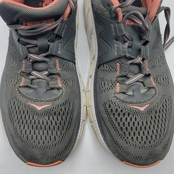 Hoka One One Gaviota 2 Womens Size 7.5 Gray Running Shoes Sneakers 1099630 DSLN