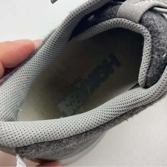 Hoka One One Hupana Flow Wool Women's Size 7.5 Running Shoes Gray