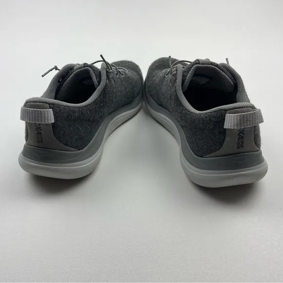 Hoka One One Hupana Flow Wool Women's Size 7.5 Running Shoes Gray