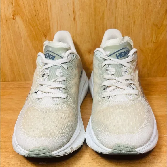 Hoka One One Mach 6 Men Size 8.5 Oat Milk Barley Beige Running Walking Shoes