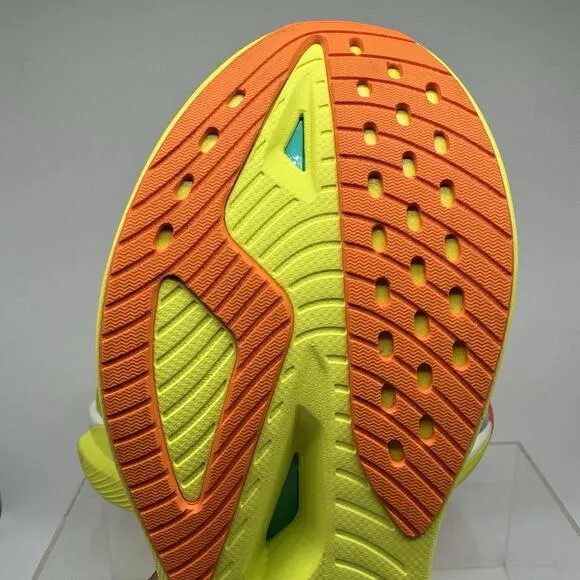 Hoka One One Mach X 2 Grey Neon Running Shoe Sneaker 1155119 FCT Men’s Size 9 D