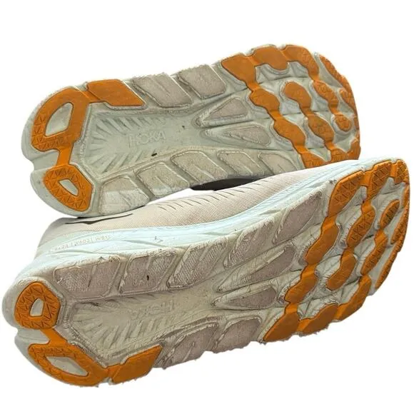 Hoka One One Men’s Rincon 3 White Blue Glass Running Shoes US 12.5 UK 12 flawed