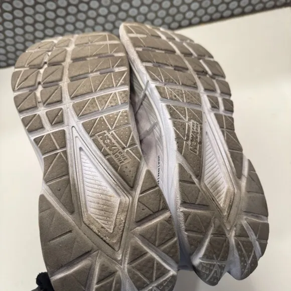 Hoka One One Shoes Mens 12.5 Mach 5 Gray Running Walking Gym 1127893 WCPP