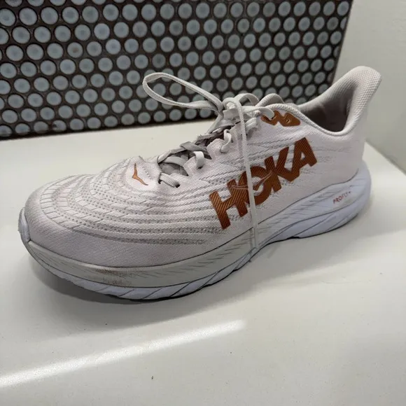 Hoka One One Shoes Mens 12.5 Mach 5 Gray Running Walking Gym 1127893 WCPP