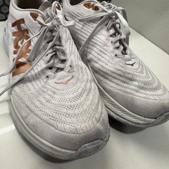 Hoka One One Shoes Mens 12.5 Mach 5 Gray Running Walking Gym 1127893 WCPP