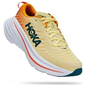 Hoka Yellow and Orange Running Shoes; Size 13D Pre-loved w/minimal wear &amp; tear