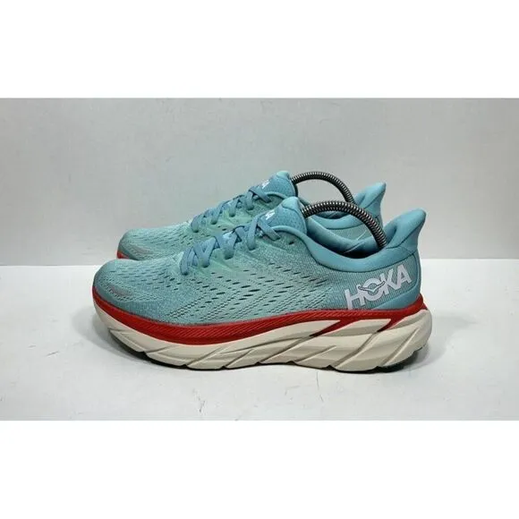 Hoka One One Clifton 8 1119394 AEBL Blue Running Shoes Womens Size 10 B