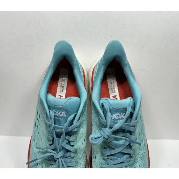 Hoka One One Clifton 8 1119394 AEBL Blue Running Shoes Womens Size 10 B
