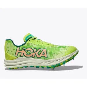 Hoka One One Crescendo XC Men's US 8 Green Spikeless Track Running Shoes EEE3729