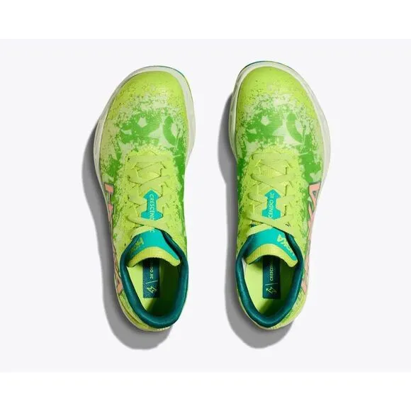 Hoka One One Crescendo XC Men's US 8 Green Spikeless Track Running Shoes EEE3729