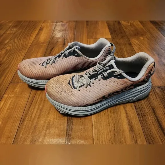 HOLA Rincon 2 womens 9 Orange Navy Grey Trail Hiking Running Shoes