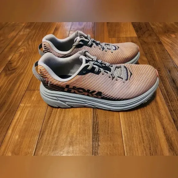 HOLA Rincon 2 womens 9 Orange Navy Grey Trail Hiking Running Shoes