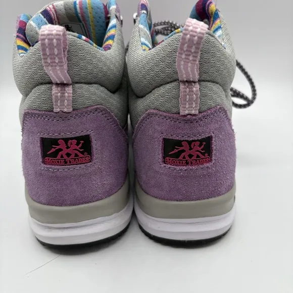 Hoss Women's 8 Moxie Trades Trisha Purple Composite Work Hi Top Shoes