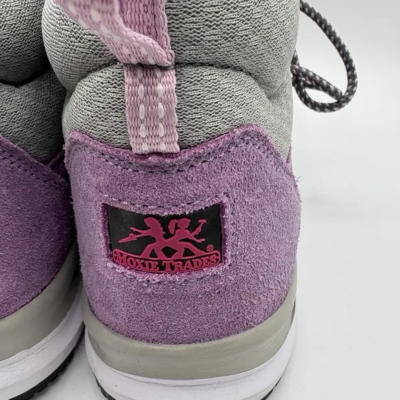 Hoss Women's 8 Moxie Trades Trisha Purple Composite Work Hi Top Shoes