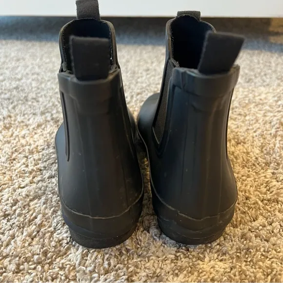 Hunter Kids Mini Rain Boots in Black