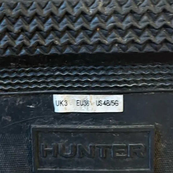 Hunter Kids Mini Rain Boots in Black