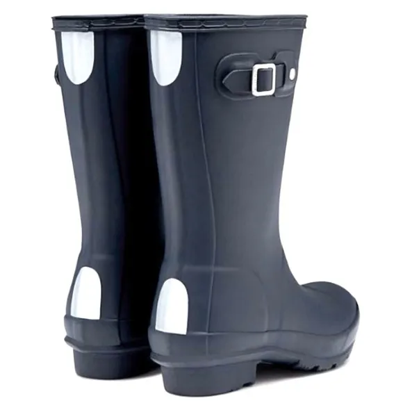 HUNTER • Kids Navy Original Wellington Rain Boots Includes Box