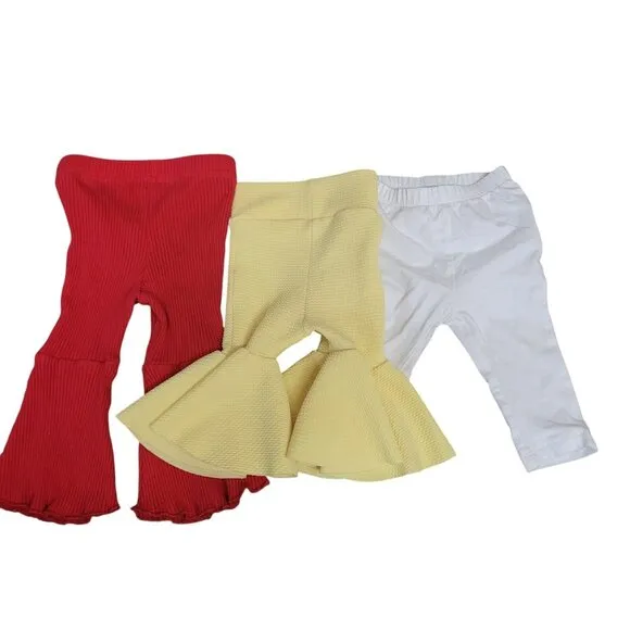 Infant Baby Girl 3-6 Month Lot of 14 Bundle Clothing Shoes Sleepers Bamboo Pants