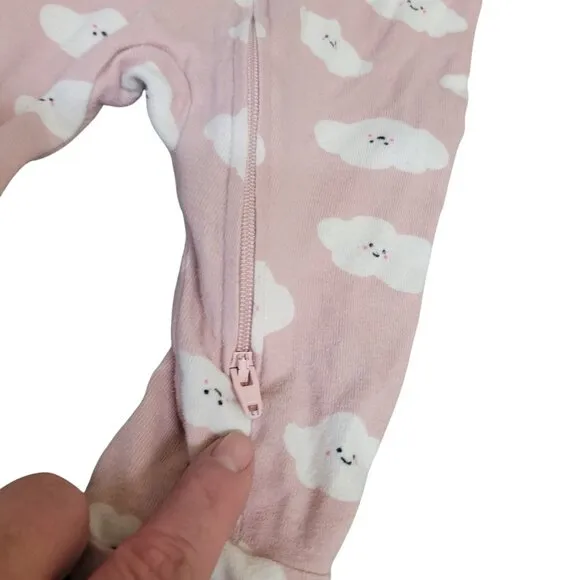 Infant Baby Girl 3-6 Month Lot of 14 Bundle Clothing Shoes Sleepers Bamboo Pants
