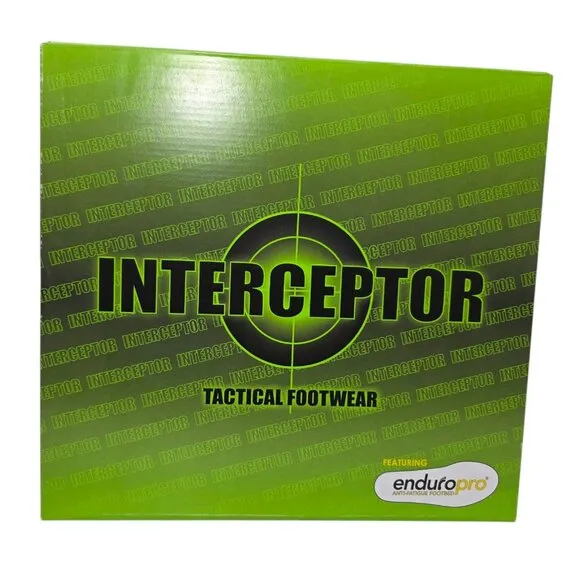 Interceptor Tactical Boots Oil Slip Resistant Womens Litefast 6&quot; Soft Toe Black