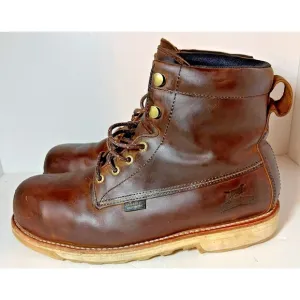 Irish Setter boots Mens 10 Brown leather wingshooter ST Safety Toe Work 83622