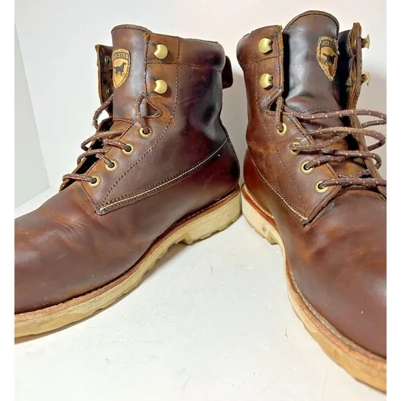 Irish Setter boots Mens 10 Brown leather wingshooter ST Safety Toe Work 83622