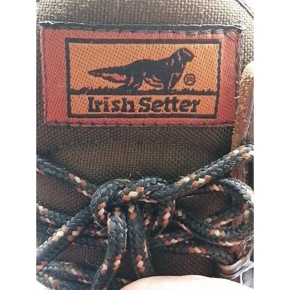 Irish Setter Boots Mens Brown 8EE Work Shoe Vibram‎ Thinsulate Safety Toe 896