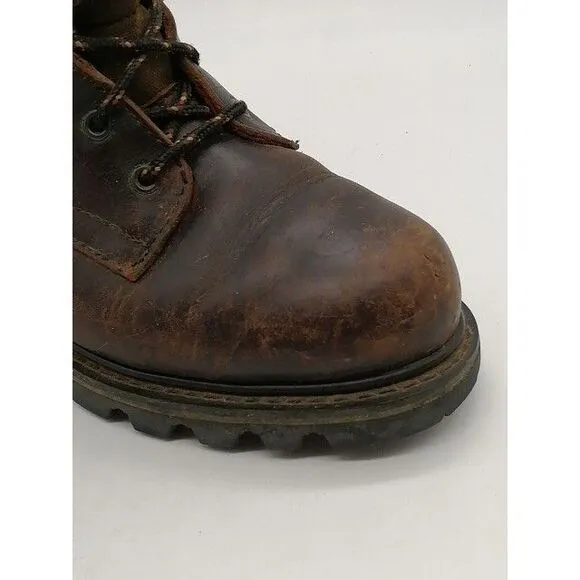 Irish Setter Boots Mens Brown 8EE Work Shoe Vibram‎ Thinsulate Safety Toe 896