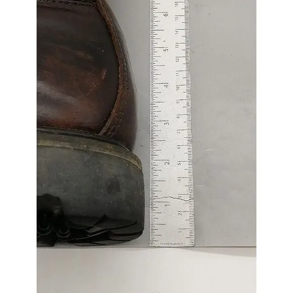 Irish Setter Boots Mens Brown 8EE Work Shoe Vibram‎ Thinsulate Safety Toe 896