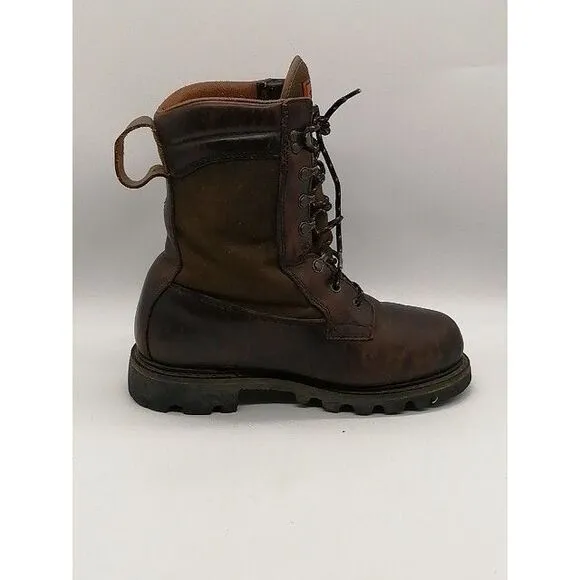 Irish Setter Boots Mens Brown 8EE Work Shoe Vibram‎ Thinsulate Safety Toe 896