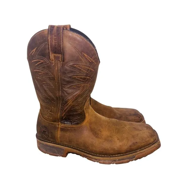 Irish Setter by Red Wing 14 Marshall Pull-On Square Toe Work Boots Waterproof