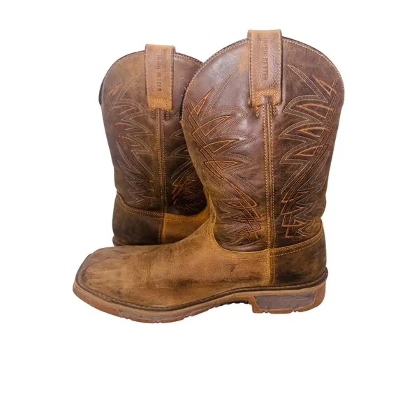 Irish Setter by Red Wing 14 Marshall Pull-On Square Toe Work Boots Waterproof