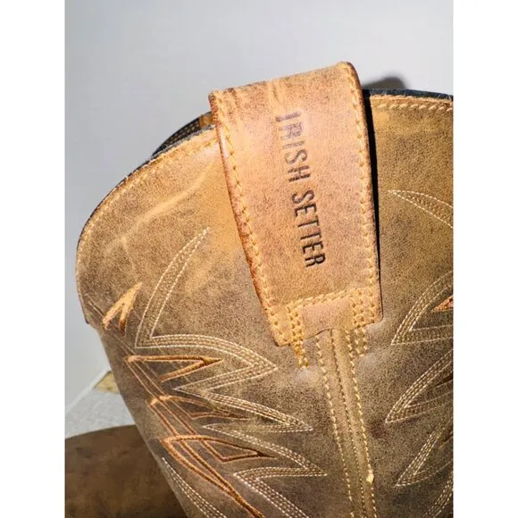 Irish Setter by Red Wing 14 Marshall Pull-On Square Toe Work Boots Waterproof
