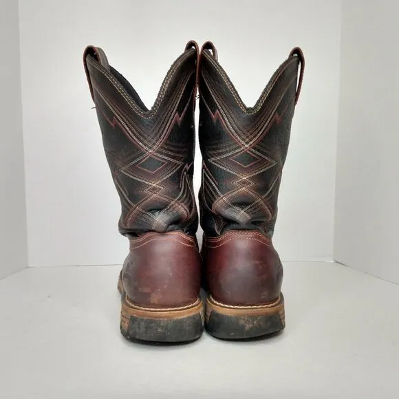 Irish Setter Mens Boots Sz 13 D Marshall Safety Steel Toe Leather Pull On 83938