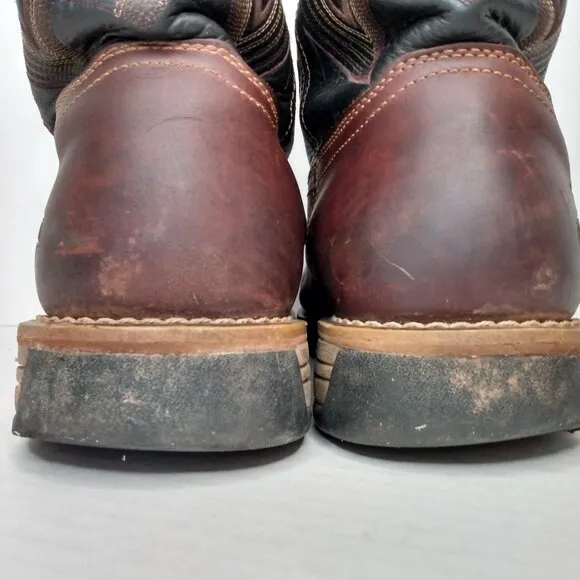 Irish Setter Mens Boots Sz 13 D Marshall Safety Steel Toe Leather Pull On 83938