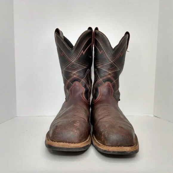 Irish Setter Mens Boots Sz 13 D Marshall Safety Steel Toe Leather Pull On 83938