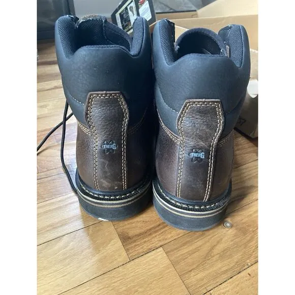 Irish Setter Mens Edgerton 6&quot; Work Boot Leather Boot Vibram Sole Size 10.5 EE E2