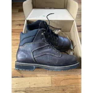 Irish Setter Mens Edgerton 6&quot; Work Boot Leather Boot Vibram Sole Size 10.5 EE E2