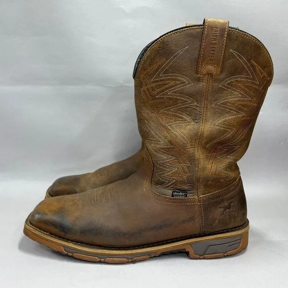 Irish Setter Men's Size 14D Marshall 11-inch Waterproof Leather Soft Toe Boots
