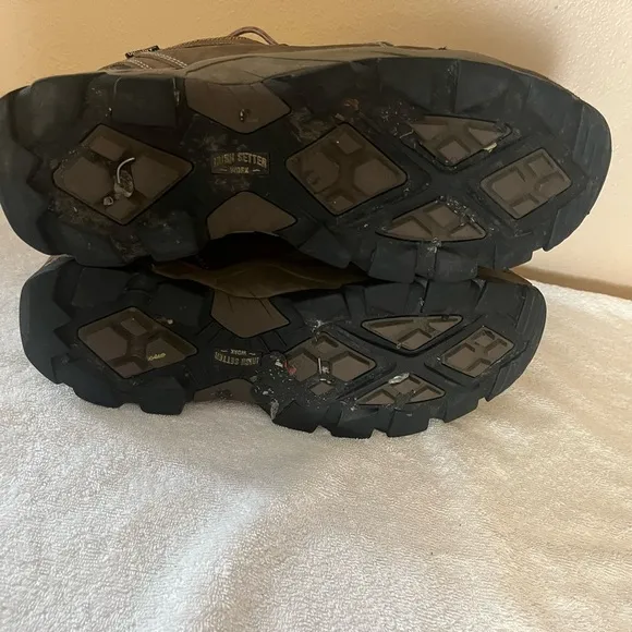 Irish Settler Safety Steel Toe Boots Sz 12