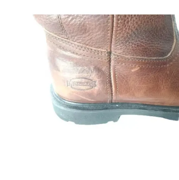 Iron Age Boots Men's Hauler Brown  11&quot; Wellington Work Boot~IA0194~Size 10 M