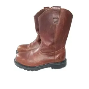 Iron Age Boots Men's Hauler Brown  11&quot; Wellington Work Boot~IA0194~Size 10 M