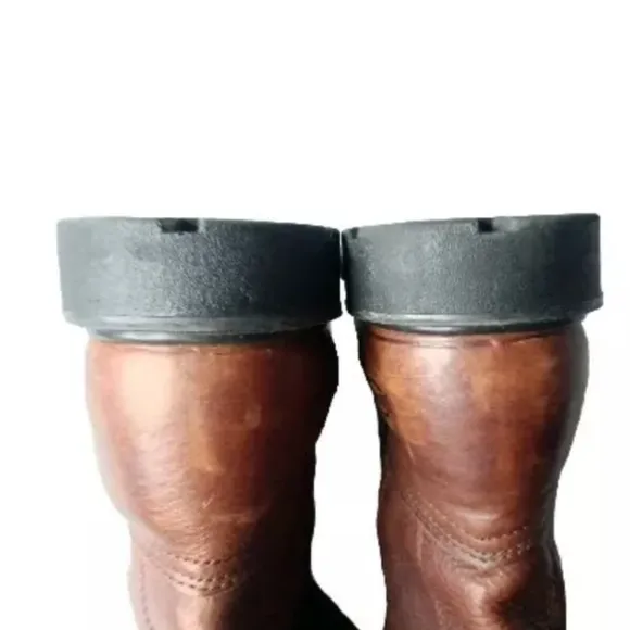 Iron Age Boots Men's Hauler Brown  11&quot; Wellington Work Boot~IA0194~Size 10 M