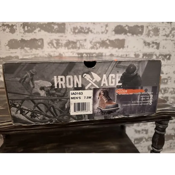 Iron Age I0163 Dozer Boot Sz Men's 7.5 Wide New in Box