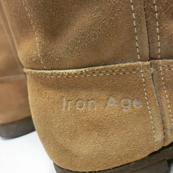Iron Age Suede Leather Composite Toe Safety Footwear Boots Men's Shoes 10 M