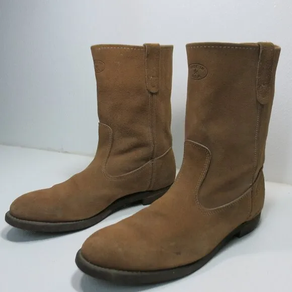 Iron Age Suede Leather Composite Toe Safety Footwear Boots Men's Shoes 10 M