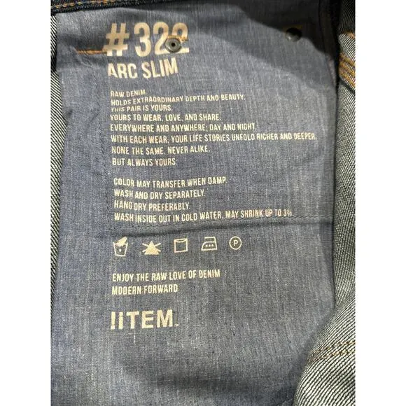 !iTEM Arc Slim Jean, Size 30, Mens