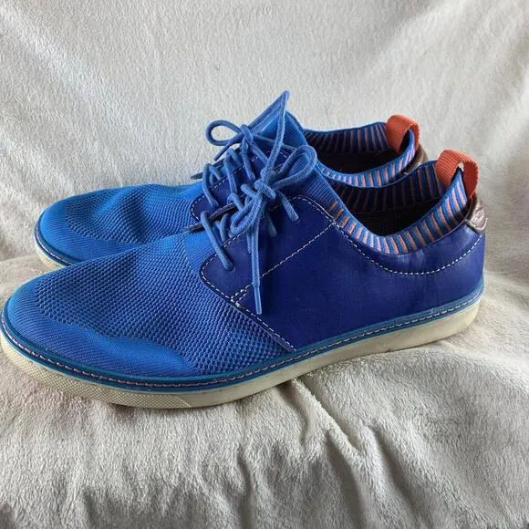 J M Mens Size 10.5M Athletic Shoes 59-3129 Sneakers Blue Johnston &amp; Murphy