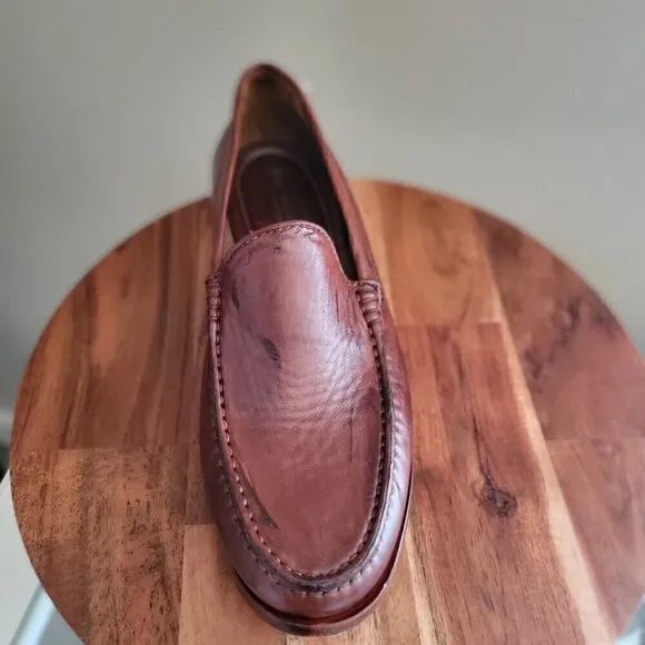 Johnston &amp; Murphy Collection- Mens Leather Hawkins Venetian Shoes SZ 9.5 M